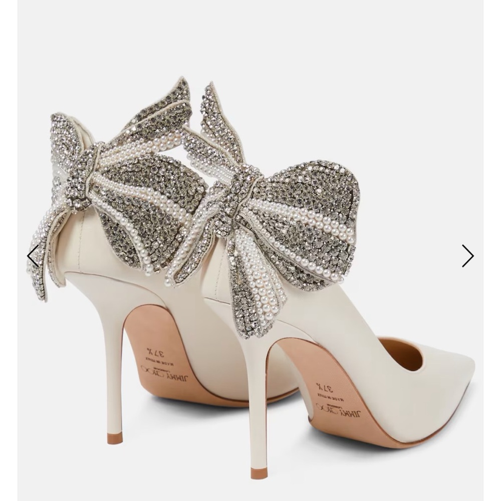 BNIB Jimmy Choo love pumps crystal pearl embellished